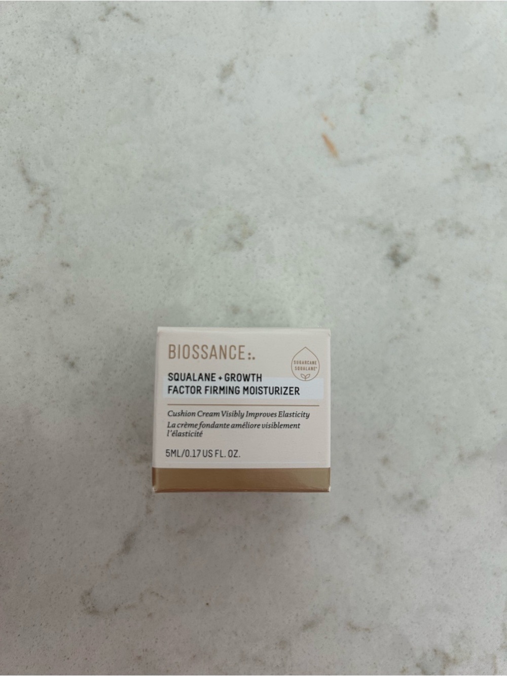 Biossance Squalane + Growth Factor Firming Moisturizer - White & Gold Accents